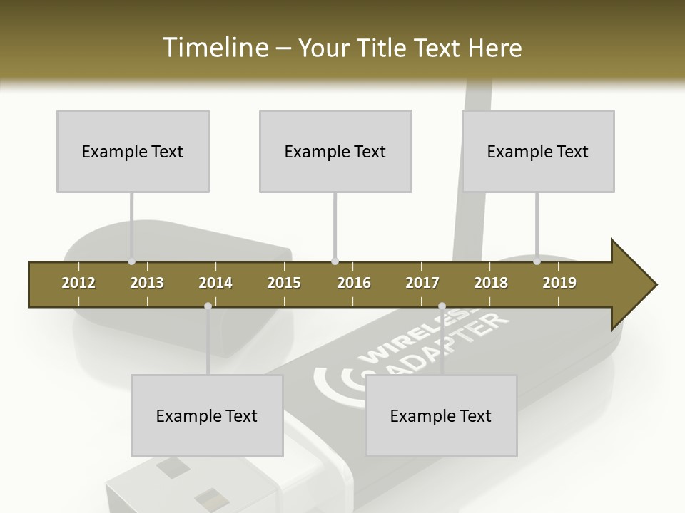Antenna Service Memory PowerPoint Template