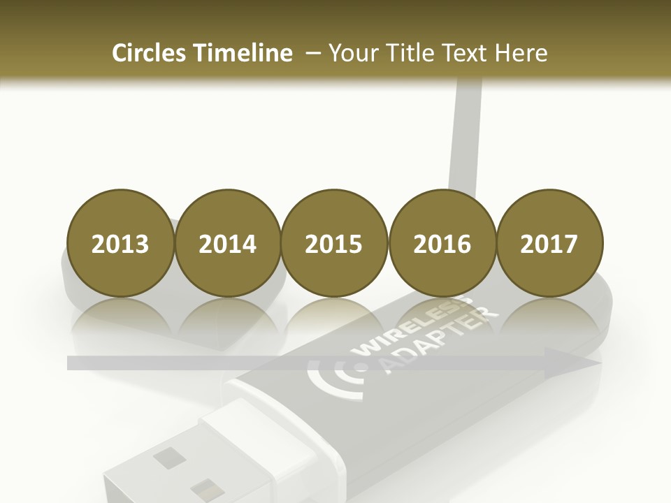 Antenna Service Memory PowerPoint Template