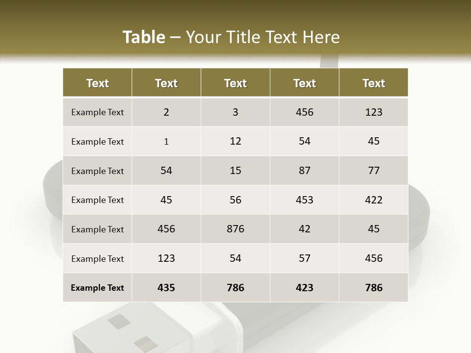 Antenna Service Memory PowerPoint Template