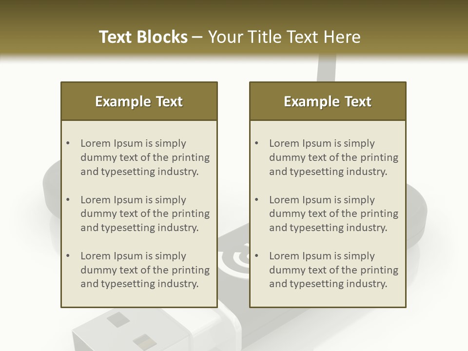 Antenna Service Memory PowerPoint Template
