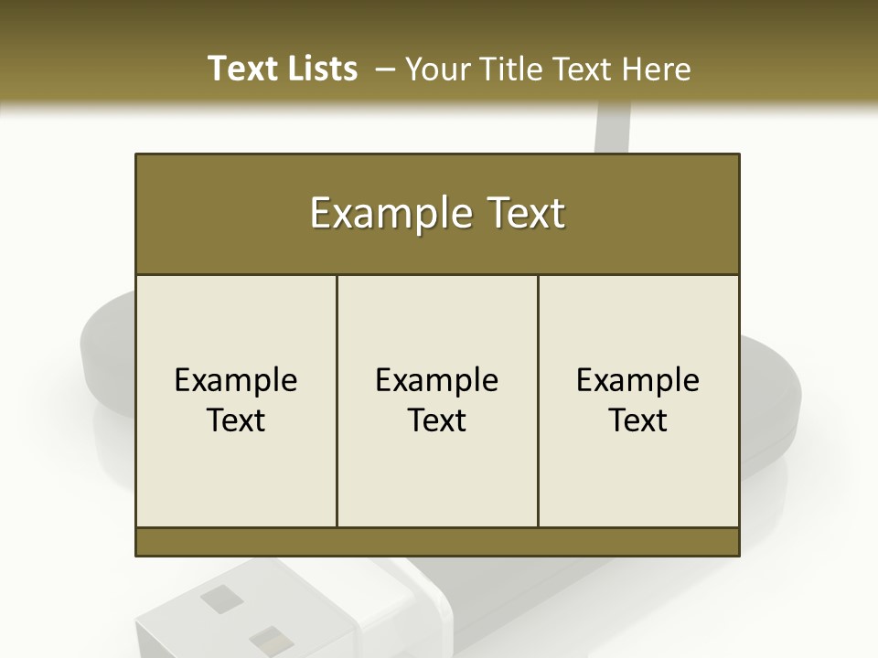 Antenna Service Memory PowerPoint Template
