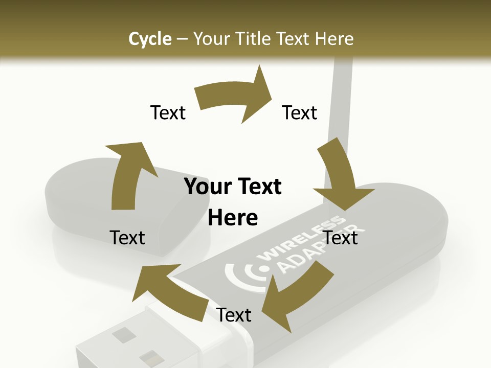 Antenna Service Memory PowerPoint Template