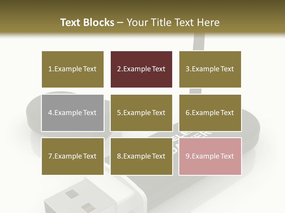 Antenna Service Memory PowerPoint Template