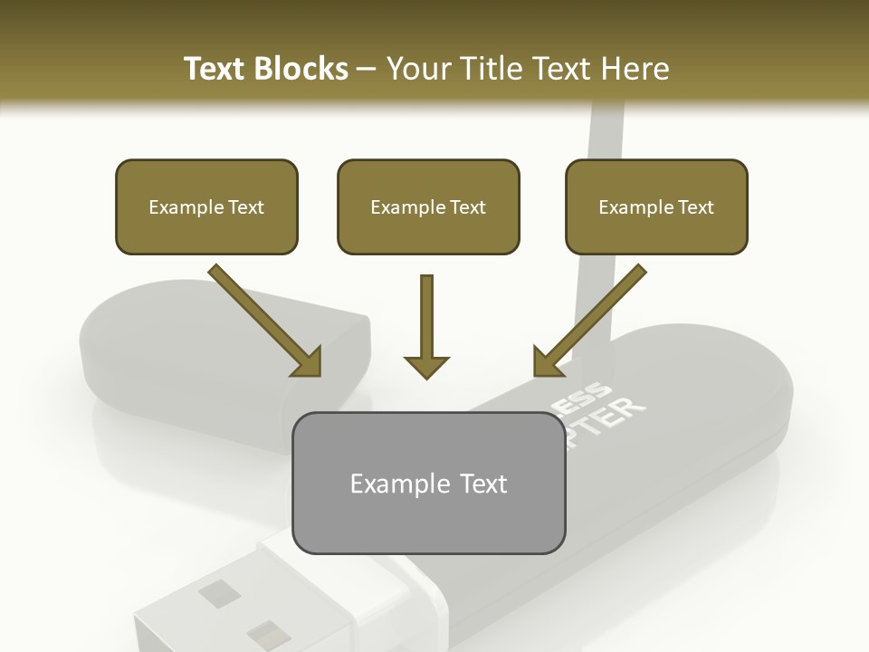 Antenna Service Memory PowerPoint Template