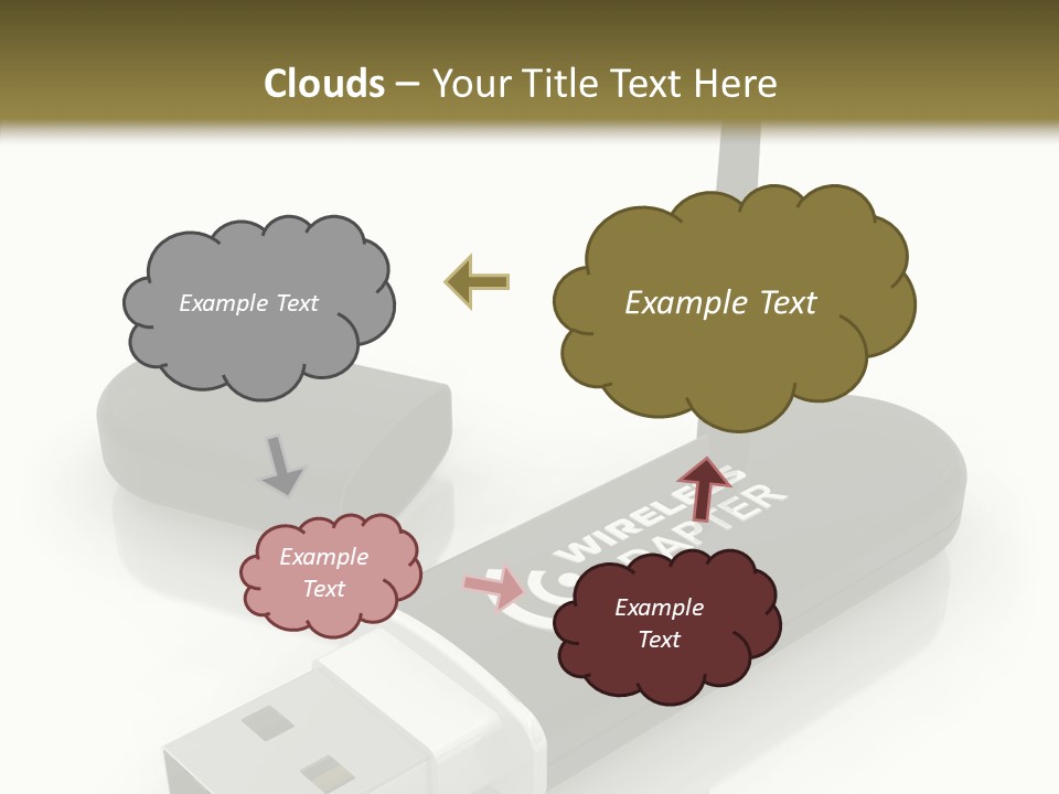 Antenna Service Memory PowerPoint Template