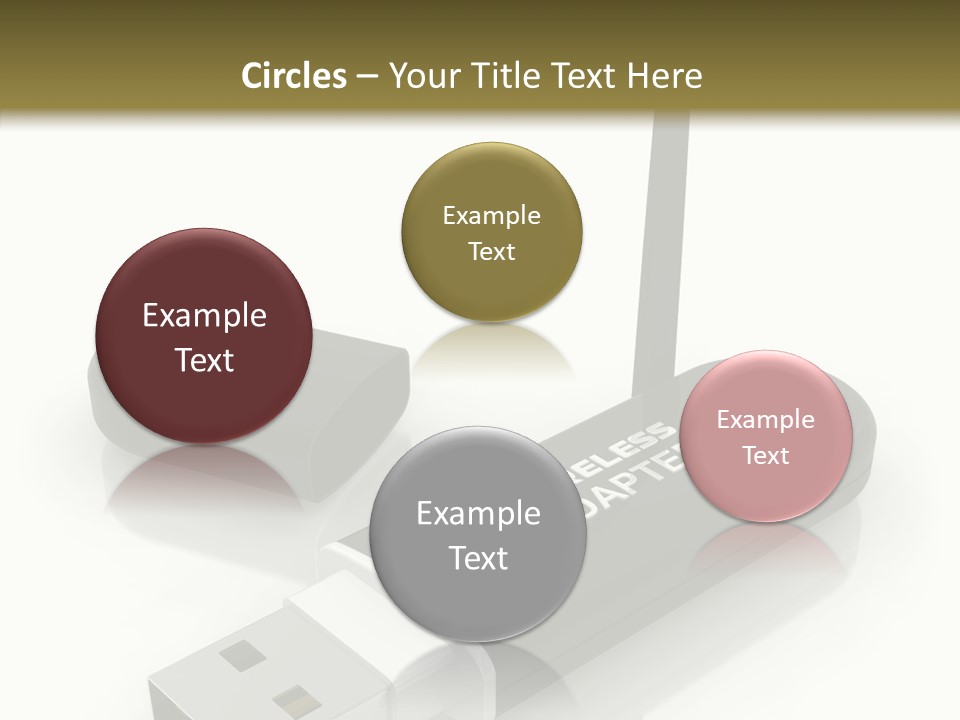 Antenna Service Memory PowerPoint Template