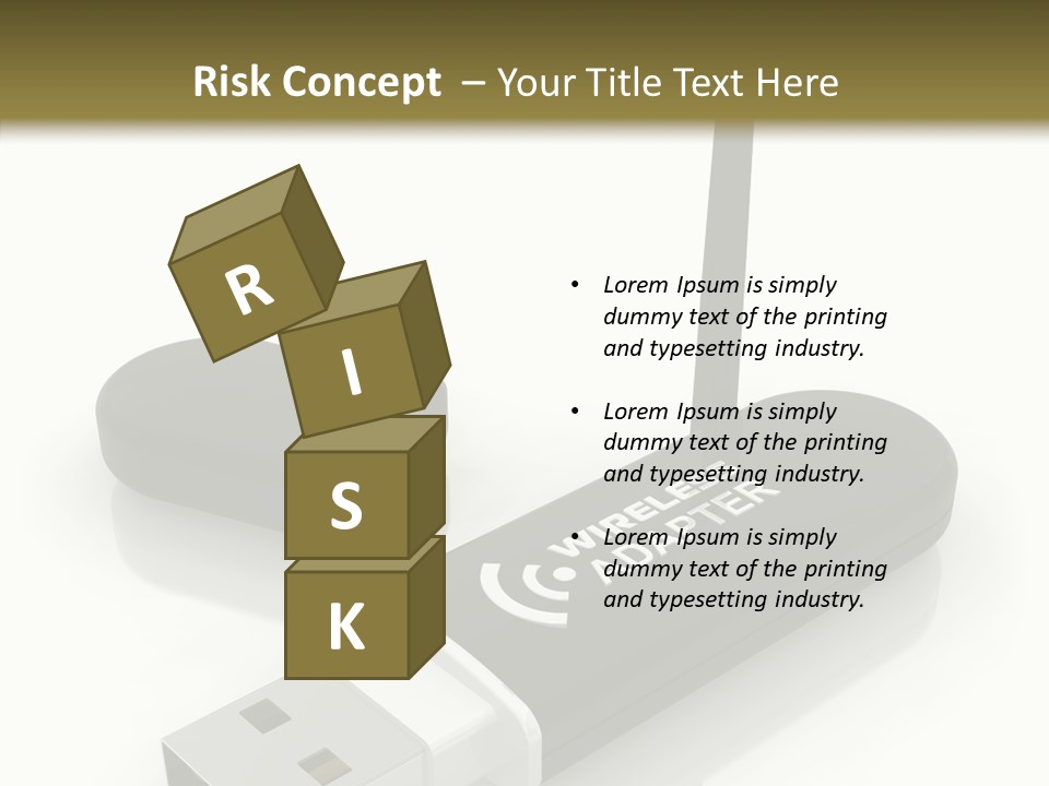Antenna Service Memory PowerPoint Template