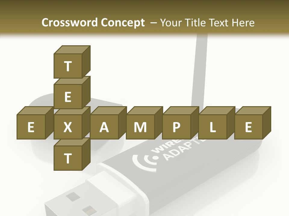 Antenna Service Memory PowerPoint Template