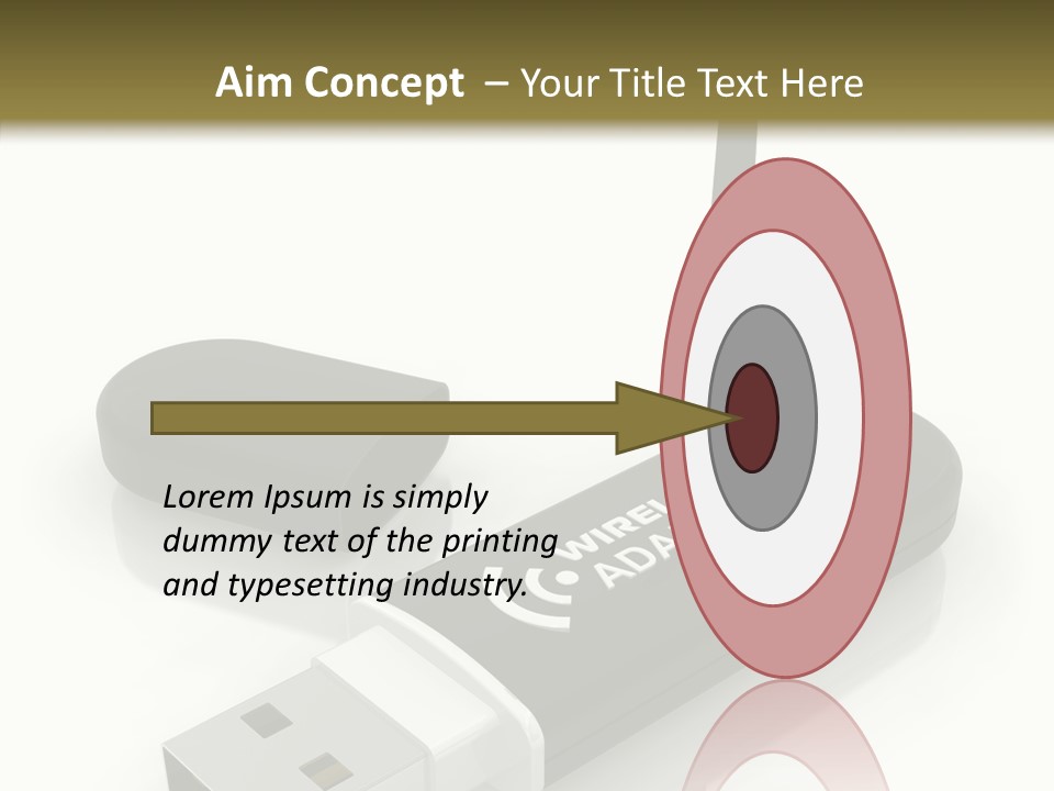 Antenna Service Memory PowerPoint Template