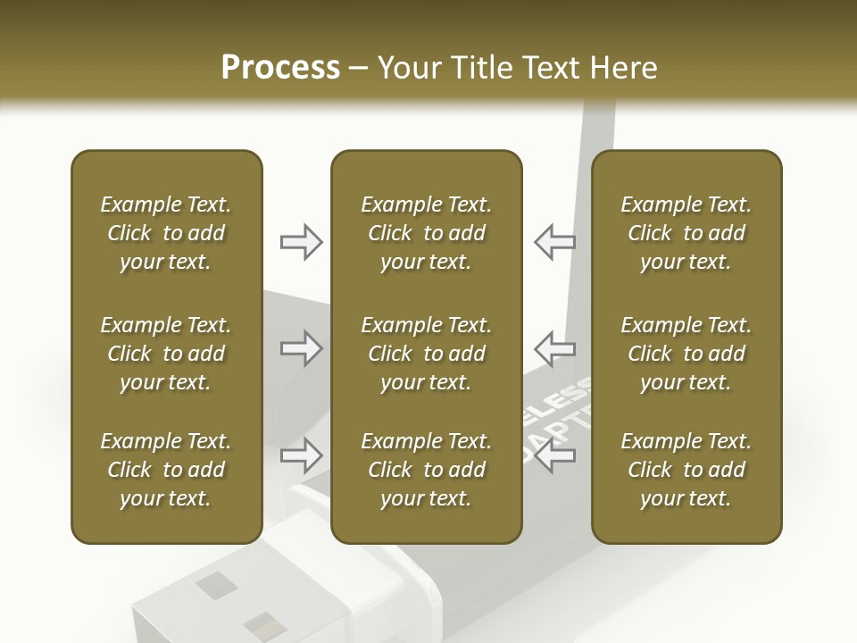 Antenna Service Memory PowerPoint Template