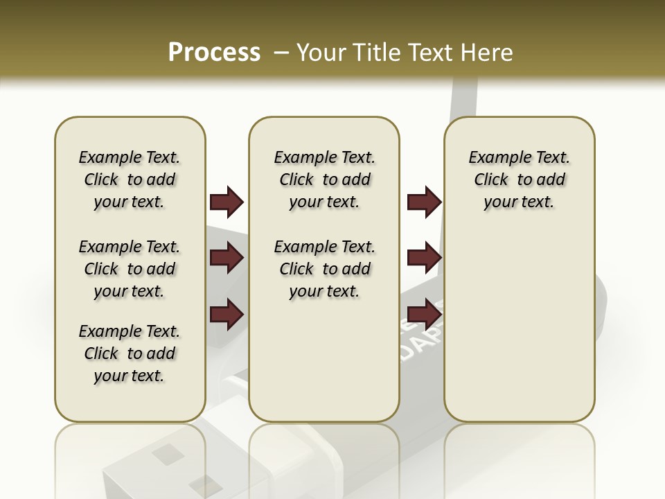 Antenna Service Memory PowerPoint Template