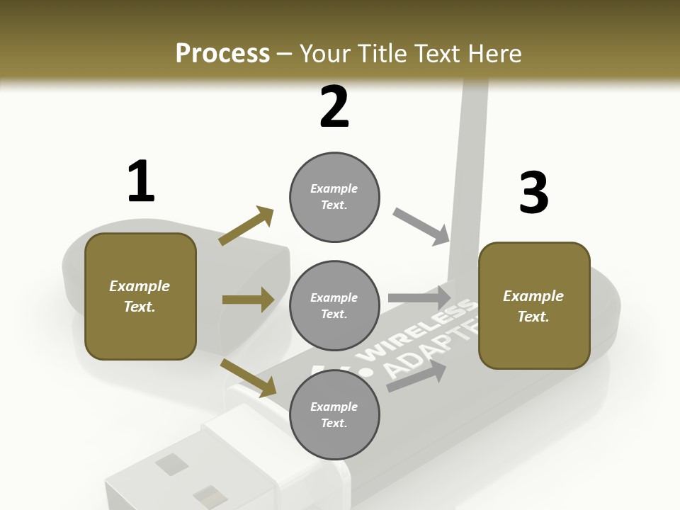 Antenna Service Memory PowerPoint Template