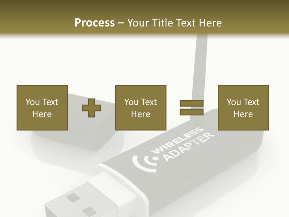 Antenna Service Memory PowerPoint Template