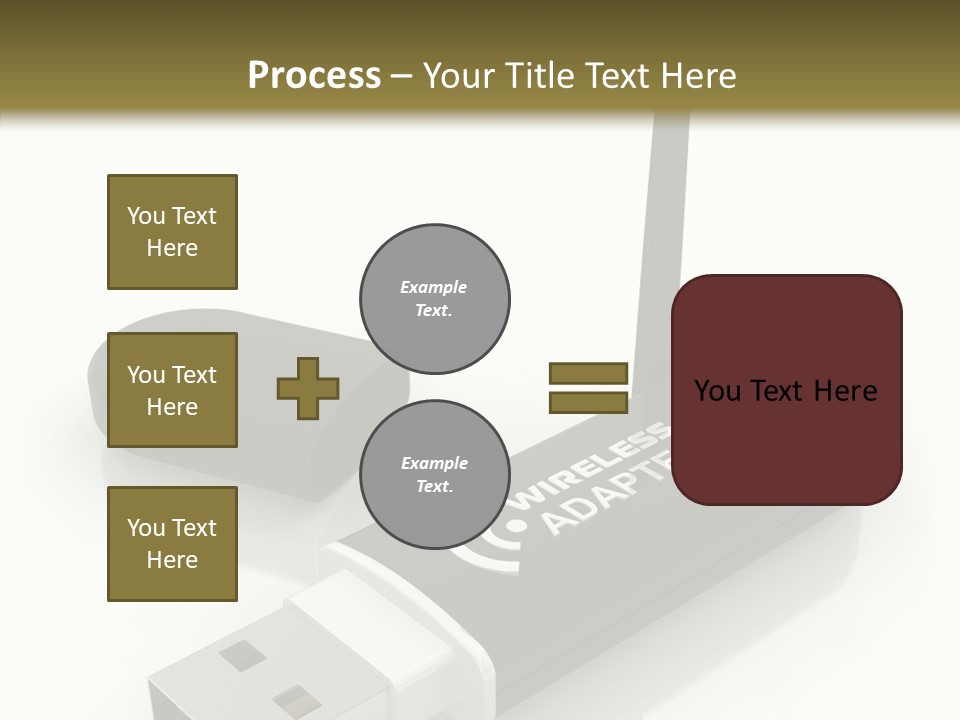 Antenna Service Memory PowerPoint Template