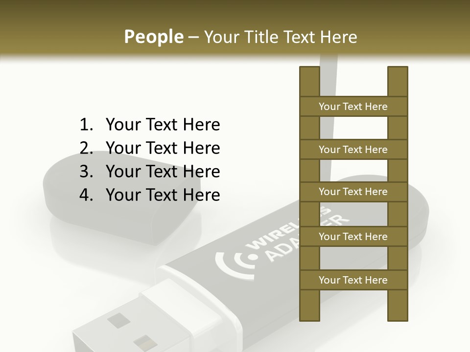 Antenna Service Memory PowerPoint Template