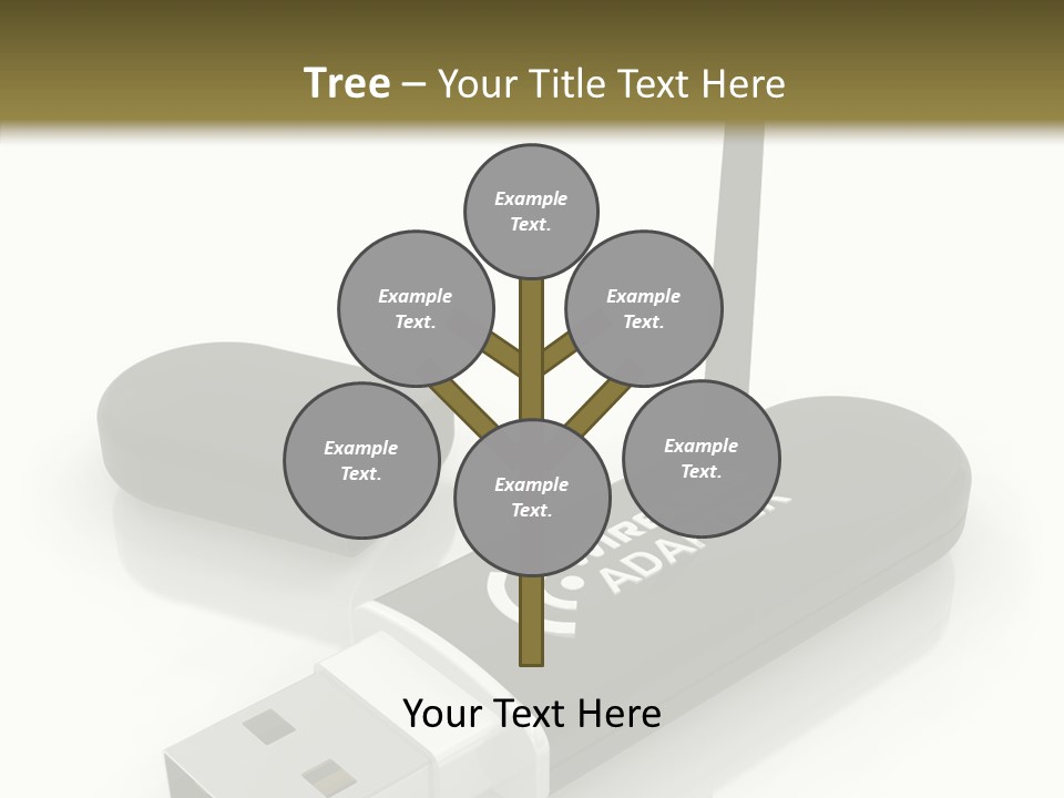 Antenna Service Memory PowerPoint Template