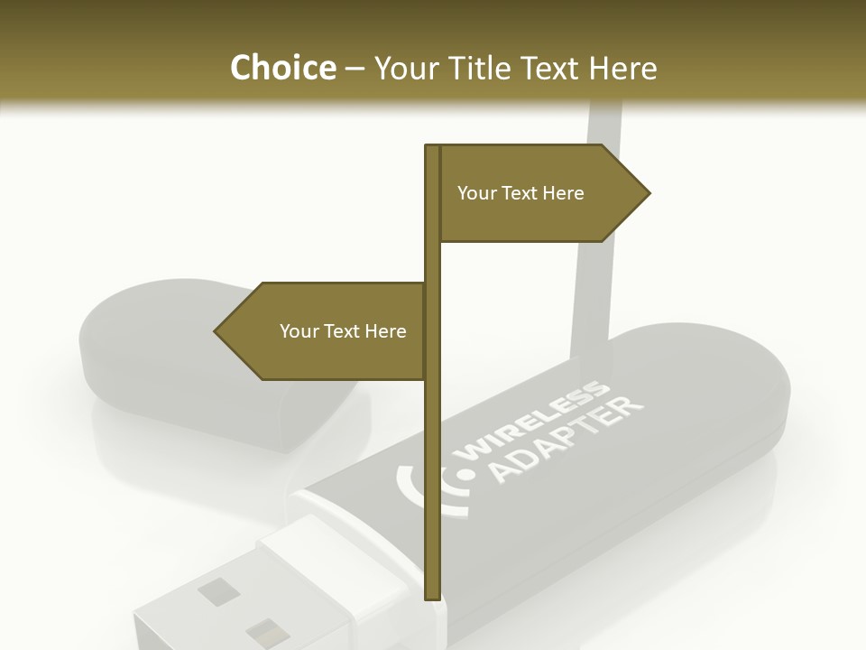 Antenna Service Memory PowerPoint Template