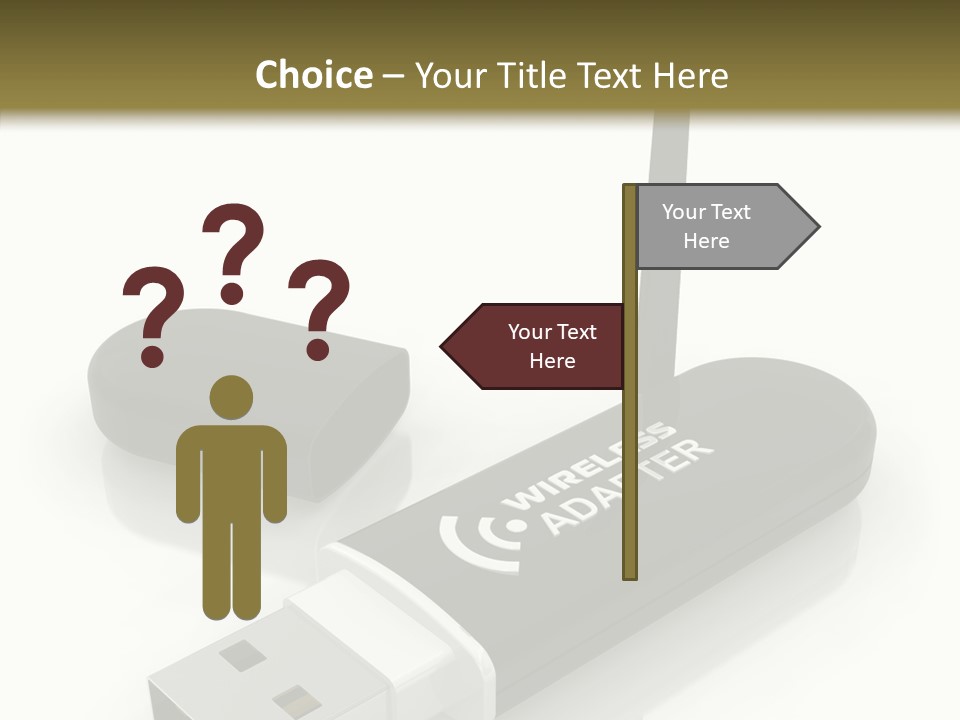 Antenna Service Memory PowerPoint Template