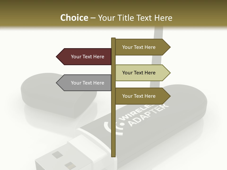 Antenna Service Memory PowerPoint Template