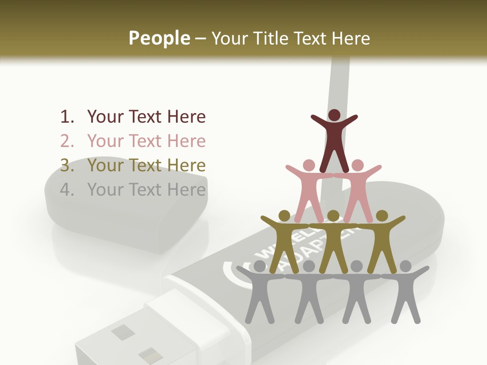 Antenna Service Memory PowerPoint Template