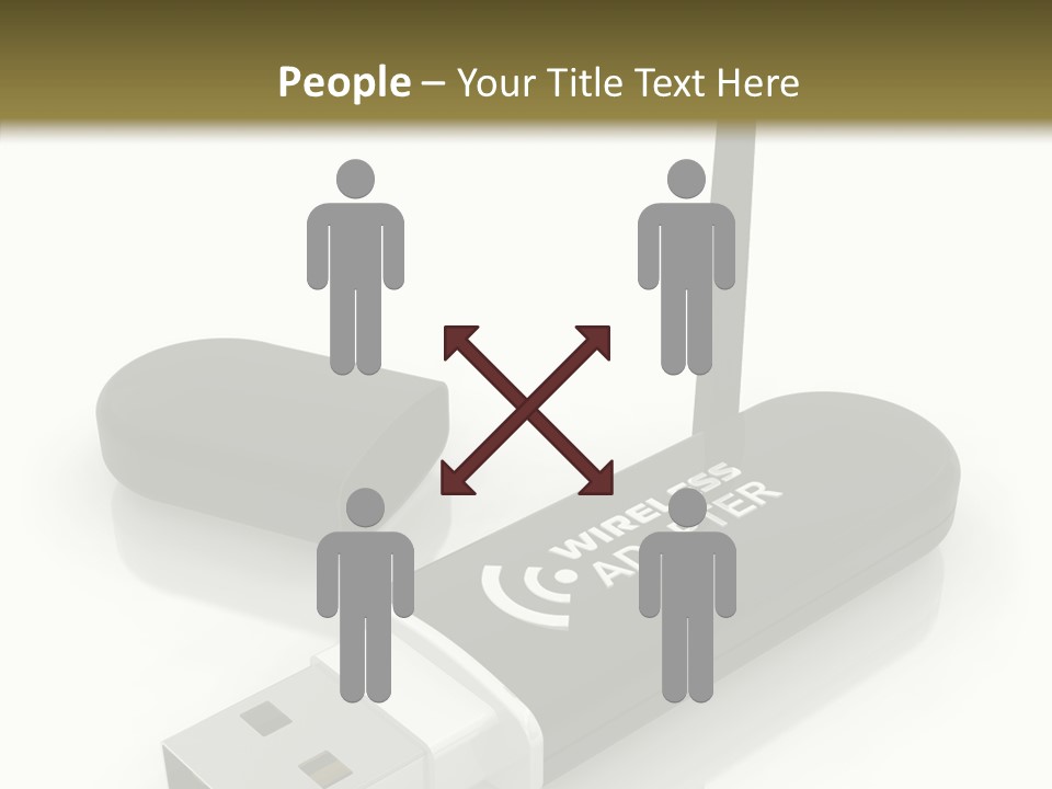 Antenna Service Memory PowerPoint Template