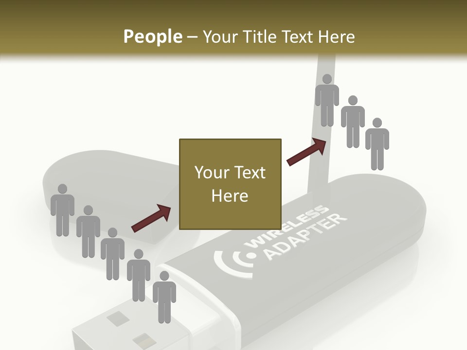 Antenna Service Memory PowerPoint Template