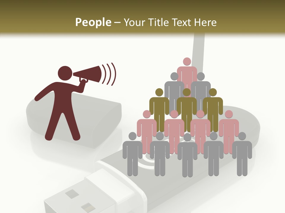 Antenna Service Memory PowerPoint Template