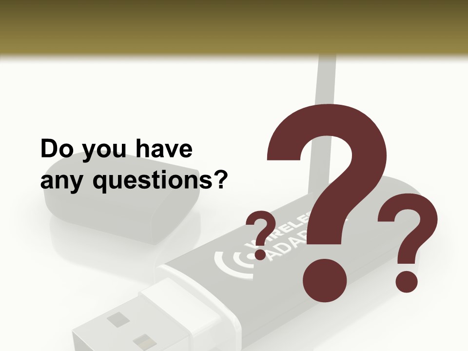 Antenna Service Memory PowerPoint Template