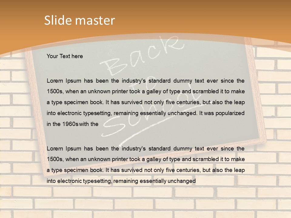 Beige Rustic Board PowerPoint Template