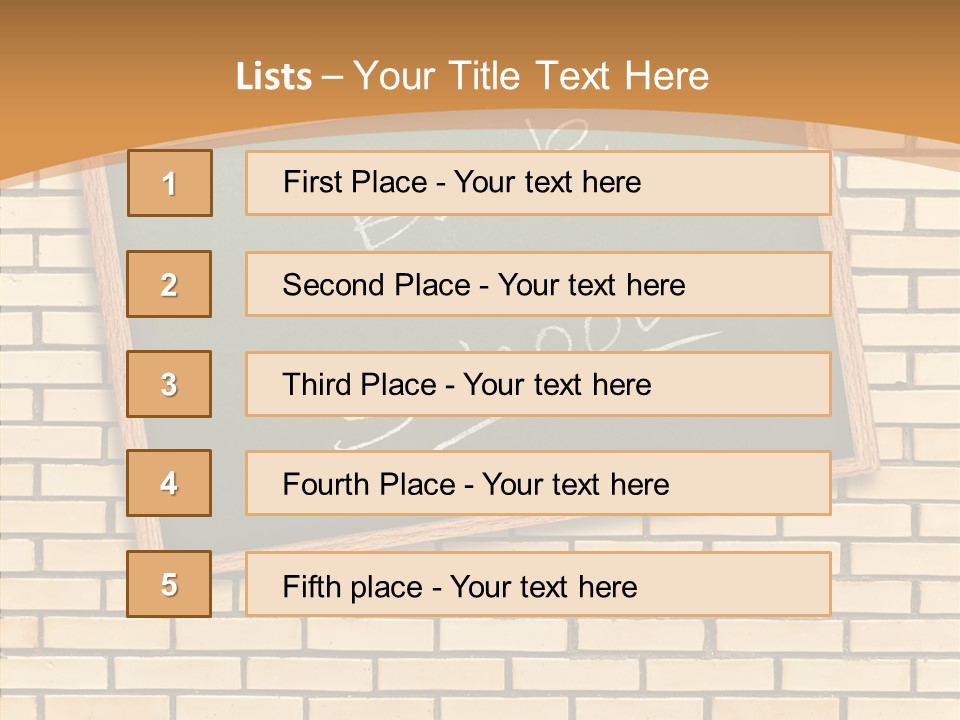 Beige Rustic Board PowerPoint Template