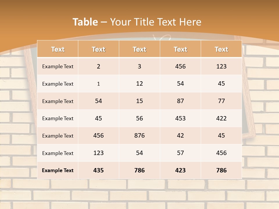 Beige Rustic Board PowerPoint Template