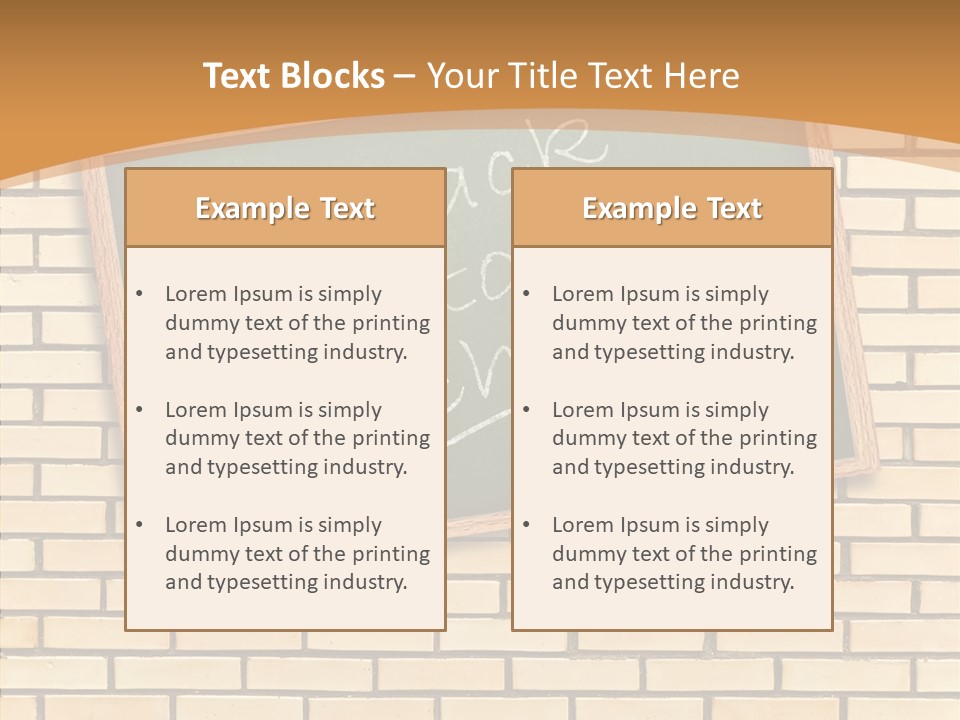 Beige Rustic Board PowerPoint Template
