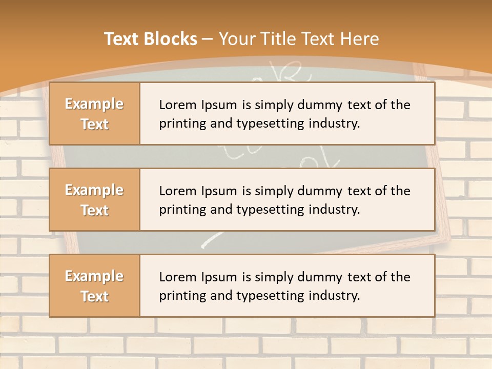 Beige Rustic Board PowerPoint Template