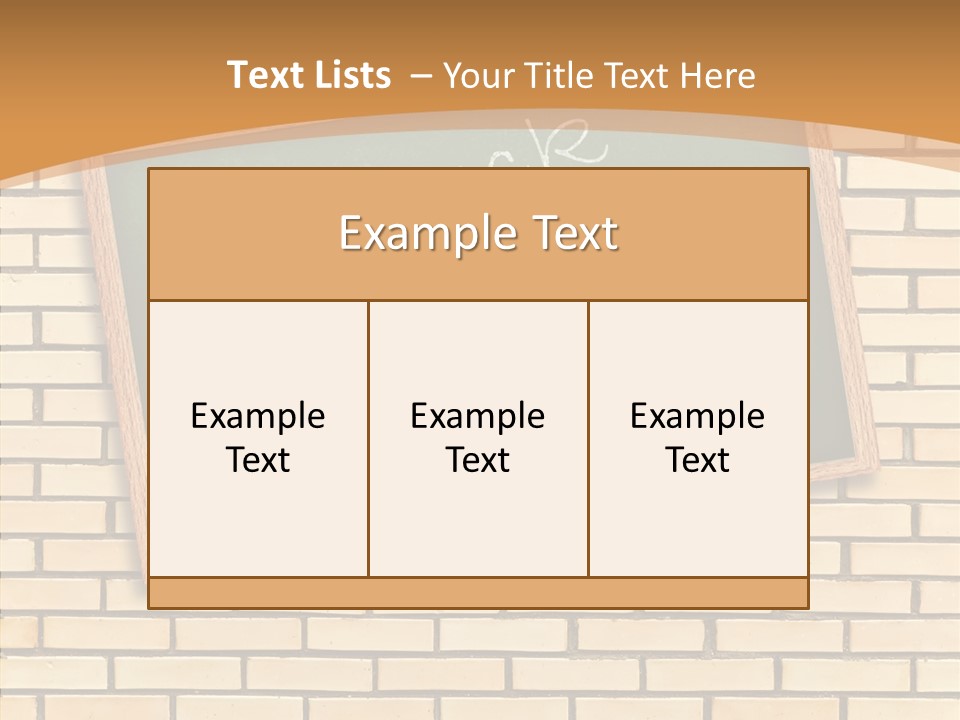 Beige Rustic Board PowerPoint Template