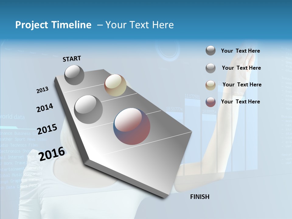 Passionate Screen Light PowerPoint Template