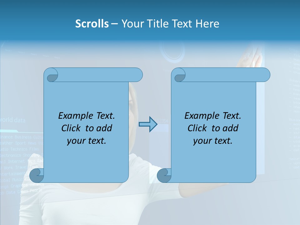 Passionate Screen Light PowerPoint Template