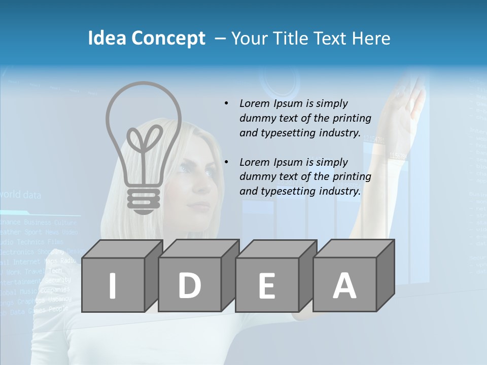 Passionate Screen Light PowerPoint Template