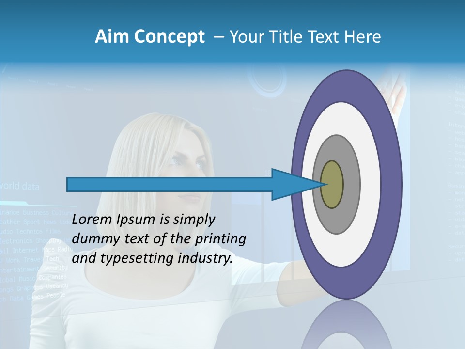 Passionate Screen Light PowerPoint Template