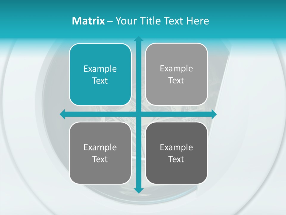 Concepts Washing Money PowerPoint Template
