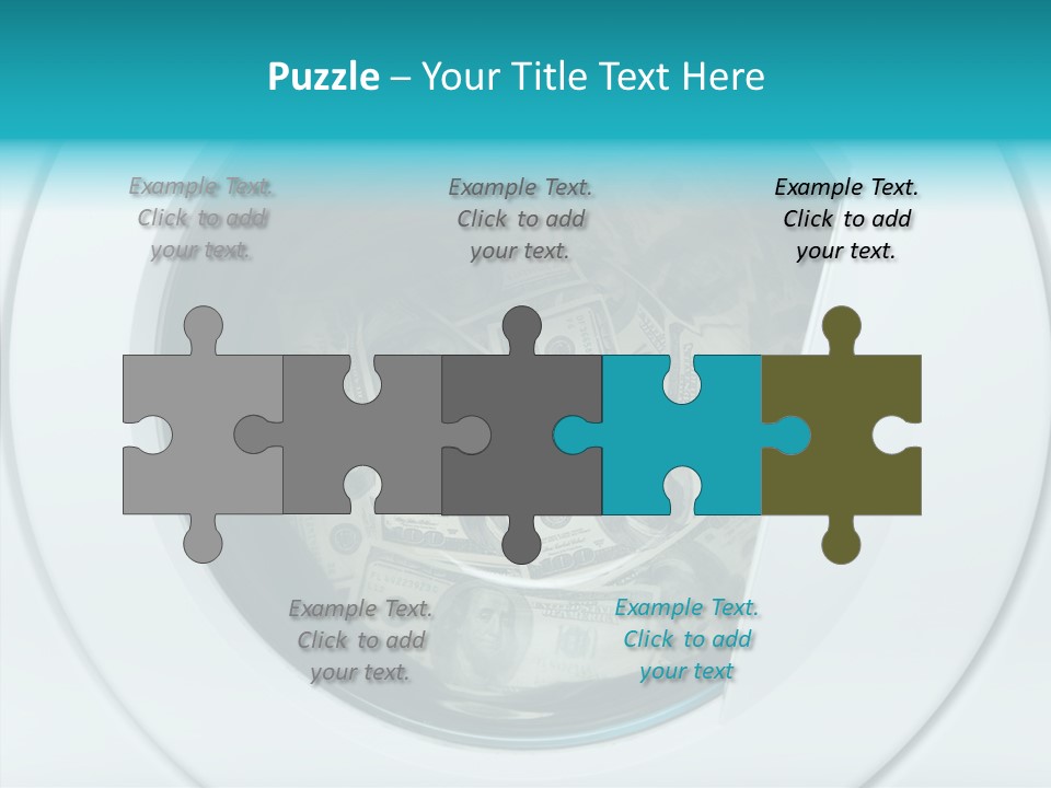 Concepts Washing Money PowerPoint Template