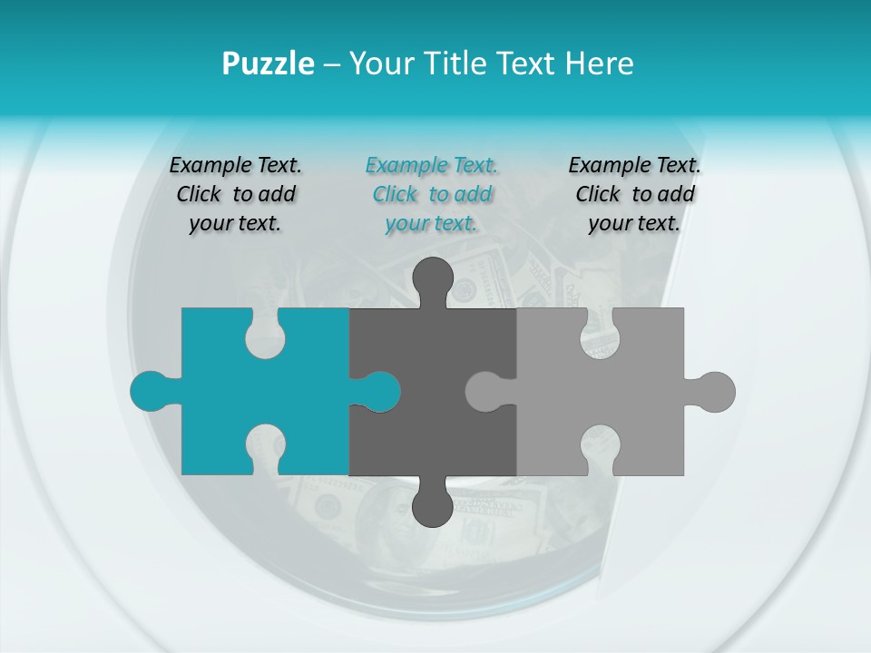 Concepts Washing Money PowerPoint Template