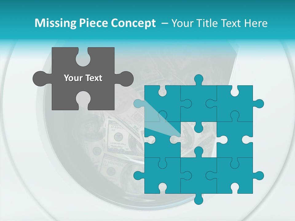 Concepts Washing Money PowerPoint Template