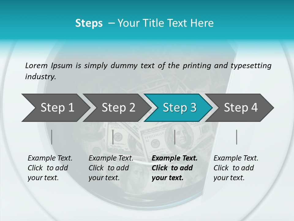 Concepts Washing Money PowerPoint Template
