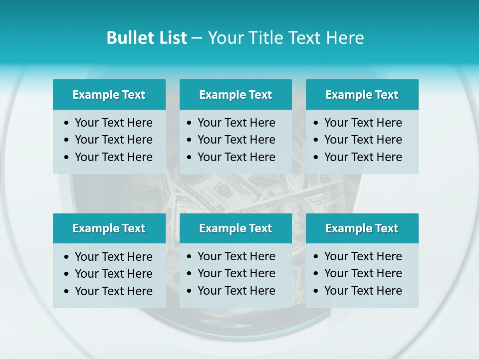 Concepts Washing Money PowerPoint Template
