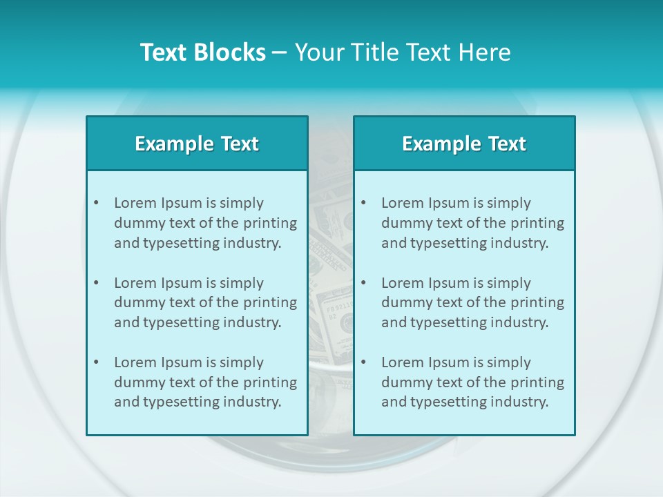 Concepts Washing Money PowerPoint Template