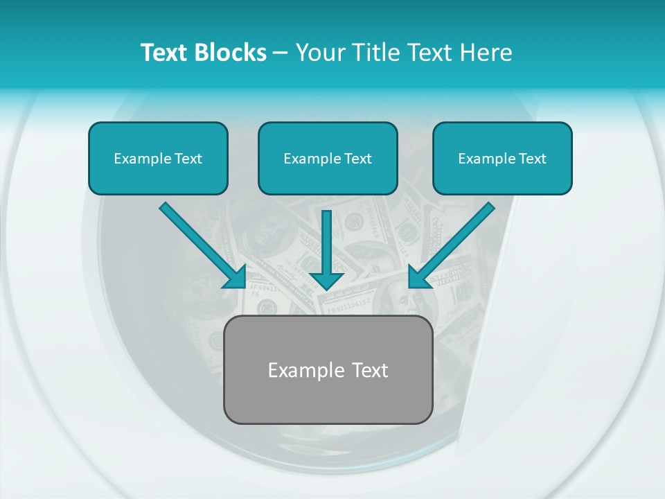 Concepts Washing Money PowerPoint Template
