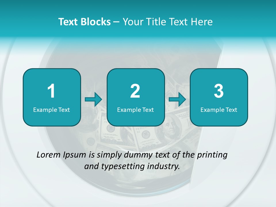 Concepts Washing Money PowerPoint Template