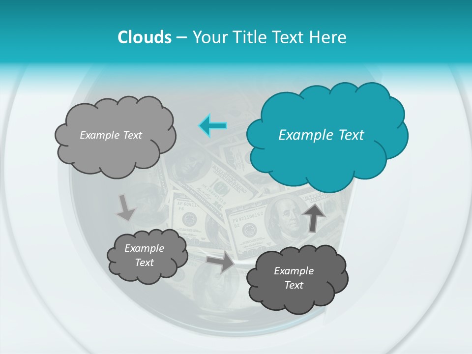 Concepts Washing Money PowerPoint Template