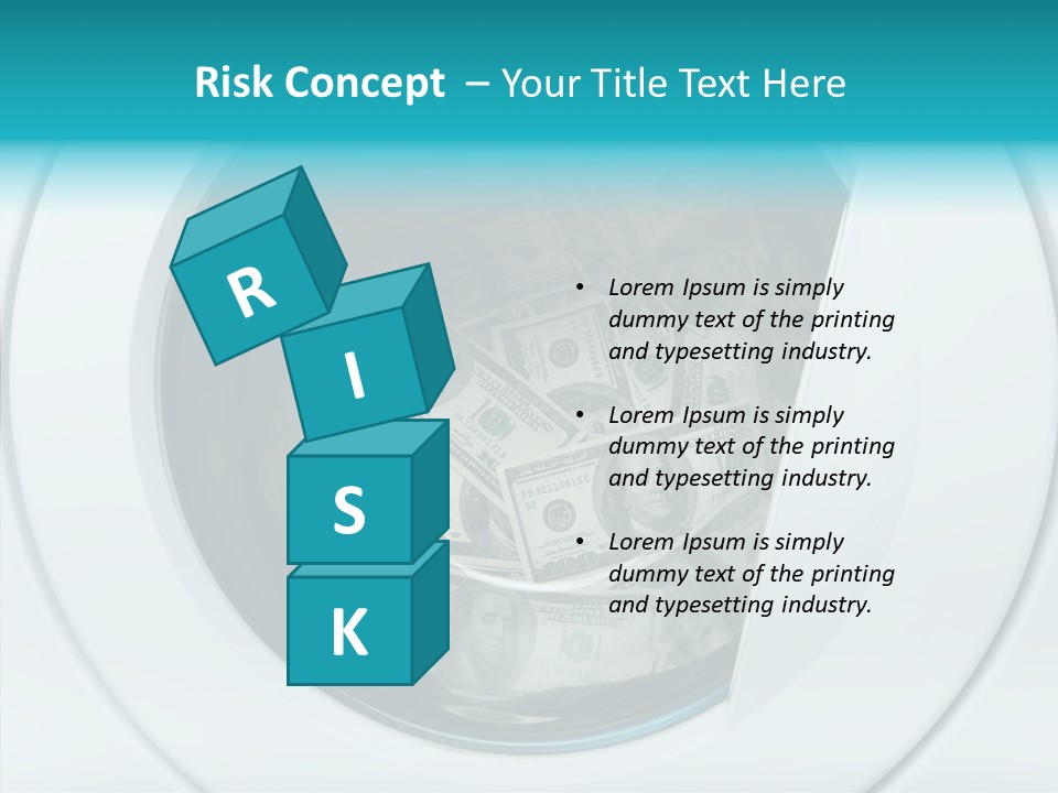 Concepts Washing Money PowerPoint Template