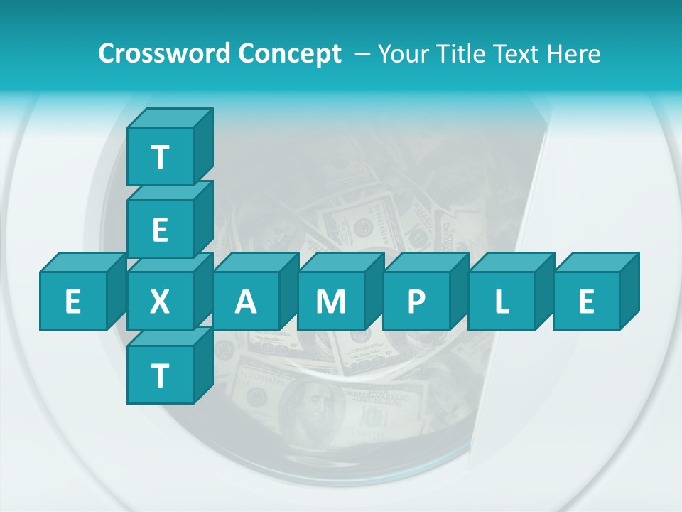 Concepts Washing Money PowerPoint Template